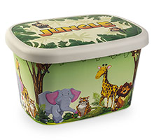1067-10-Box deco sa točkićima-Jungle 500L