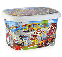 1067-11-Box deco sa točkićima - Cars 50L 500L