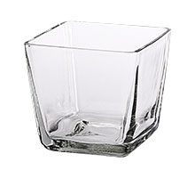 880-Vaza staklo Qube sip